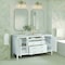James Martin Vanities 60'' Double Vanity, Bright White w/ 3 CM Victorian Silver Quartz Top 485-V60D-BW-3VSL - alternate 6